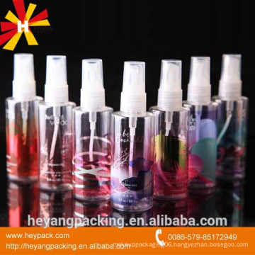 100ml clear fine mist spray bottle